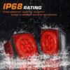Trailer Lights Amber Side Marker Lights Daytime Running Light 12V Universally for Truck Boats Brake Light