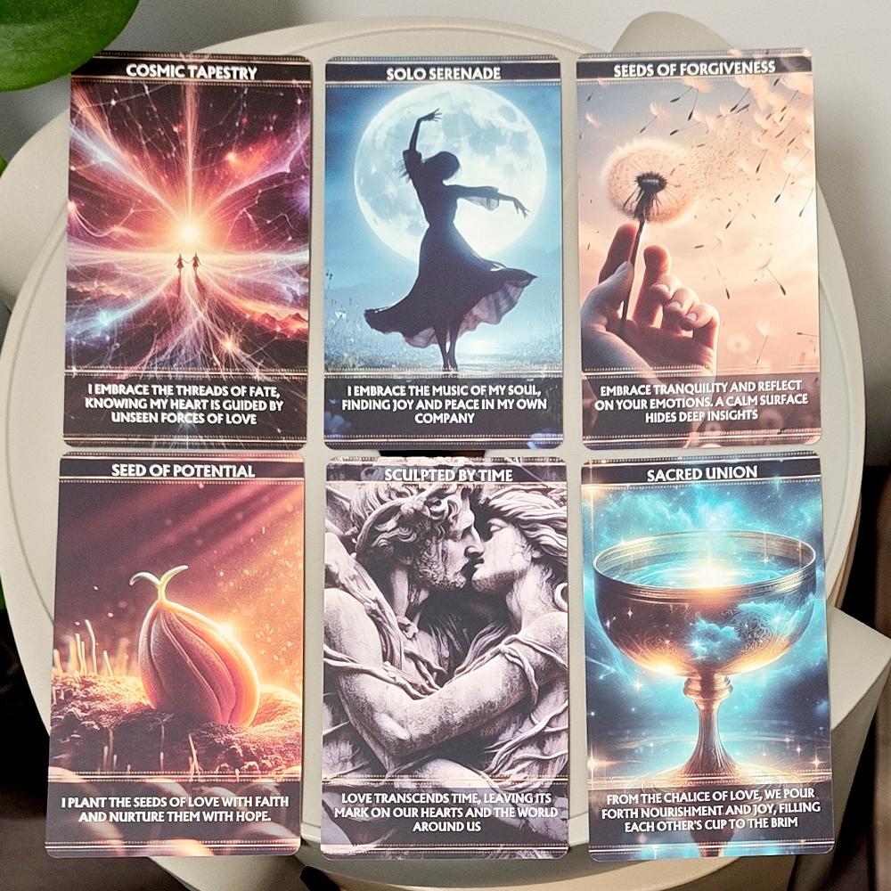 Оракул 'Сообщения от Вселенной' 12*7см 36 Духовных Аффирмационных Карт для Руководства и Проявления