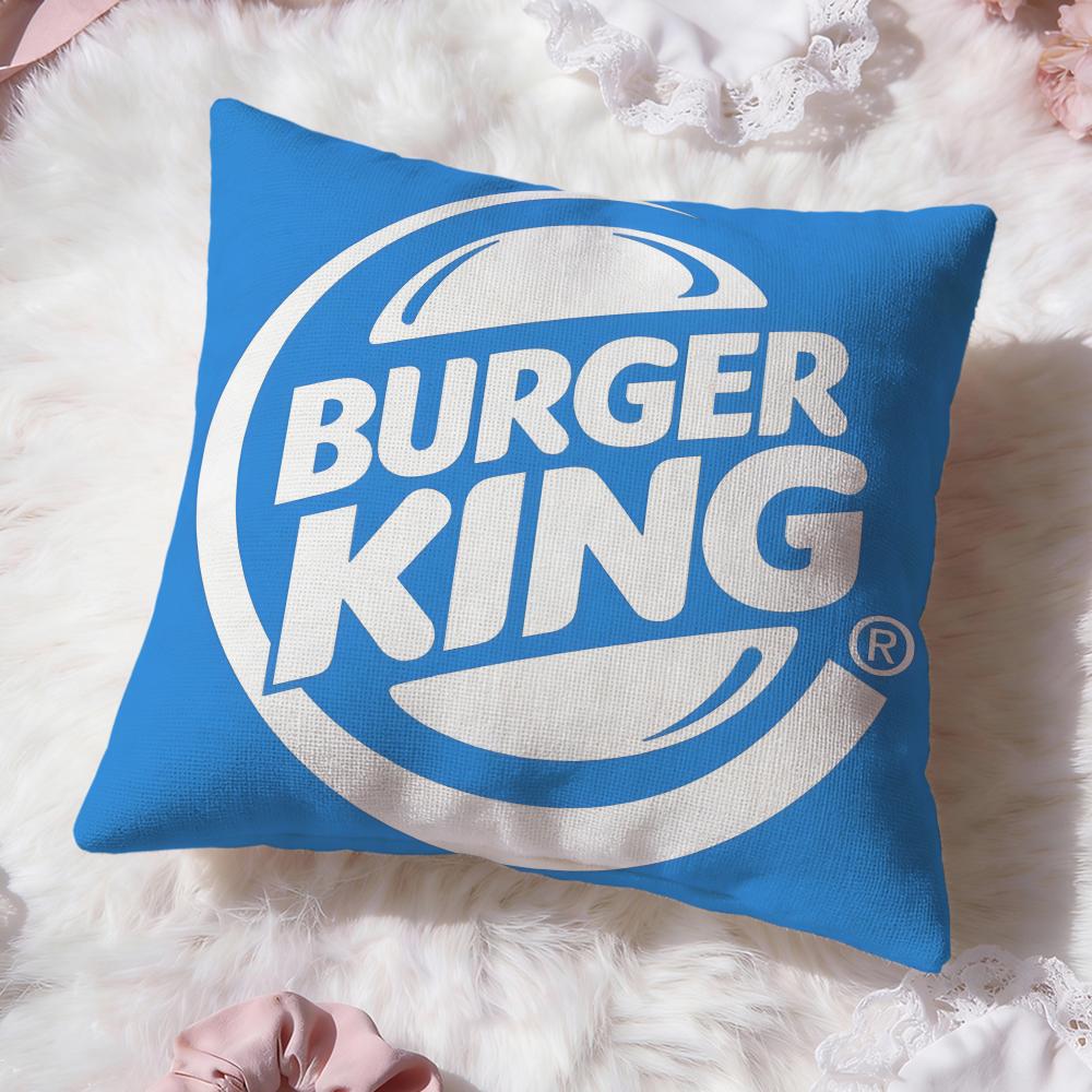 Модная наволочка для подушки Burger King, премиальный комфорт, двусторонняя наволочка - Дизайн "Два в одном" для любой комнаты и салона автомобиля