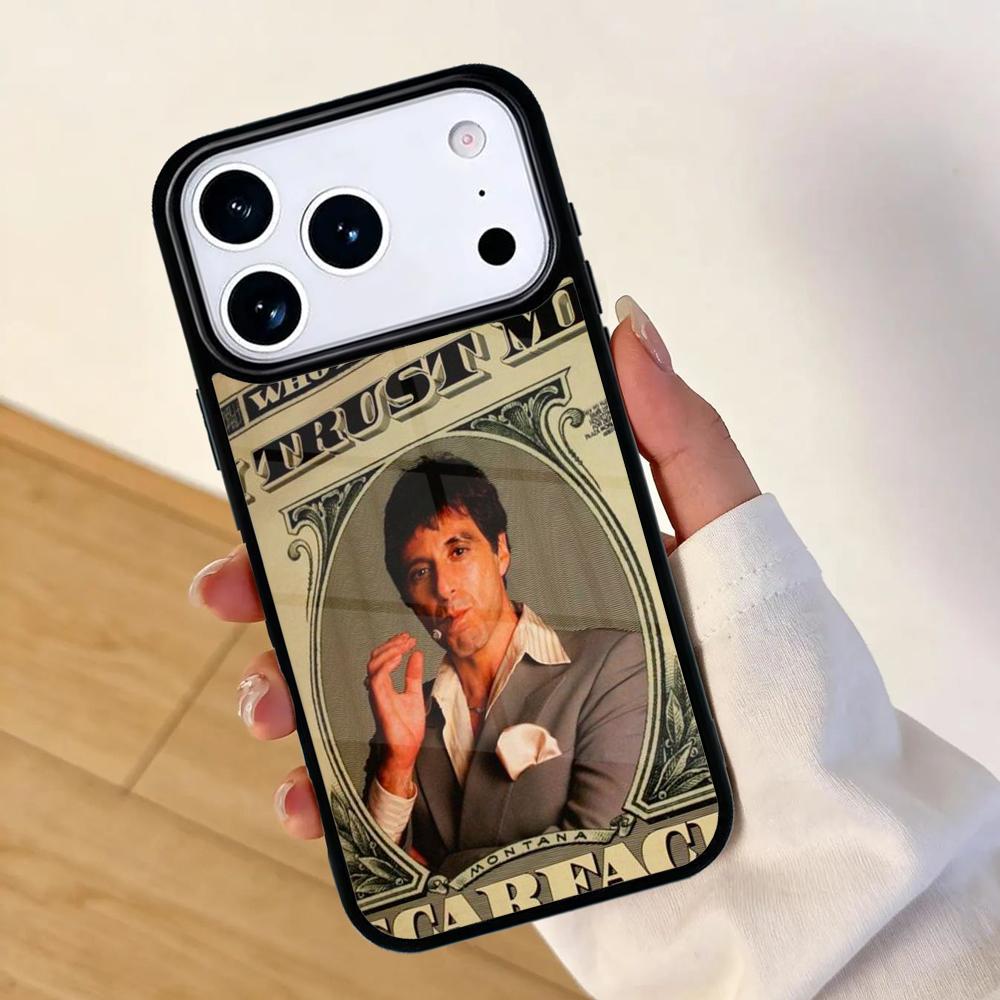 Film Scarface Tony Montana Mobile Phone Case for IPhone 17 AIR 16pro Max 15 14 13 12 11 Bumper Cover