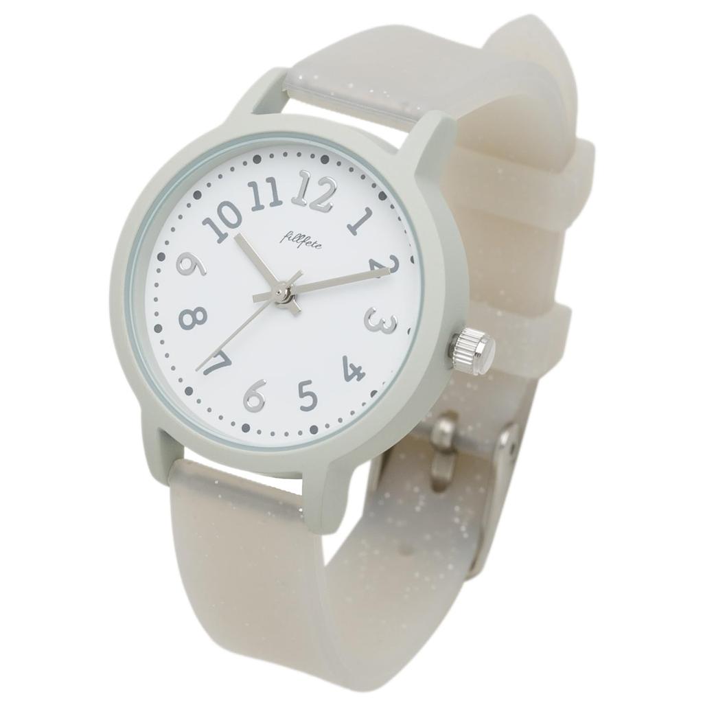 Watch Analog Silicone Belt Lamibell Gray [Fieldwork] Women's KDS014-2
