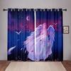 Ангельские крылья для девочек, мультфильм, мечтательные дети, затемняющие шторы для спальни, гостиной, ванной комнаты, кухни, двери, зала, высокое затемнение, новые