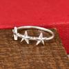 Multi Star Ring, 925 Sterling Silver Minimalist Ring, Unique Gift for Friend, Love, Girlfriends, Dainty Celestial Ring.
