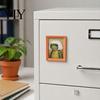 Frog Refrigerator Magnet Abstract Magnet, Framed Hairstyle Fridge Cartoon Home Kitchen Office Decoration Party Favors Decor