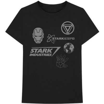 Iron Man Хлопковая футболка унисекс для взрослых Stark Expo