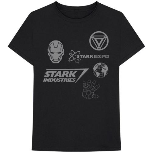 Iron Man Хлопковая футболка унисекс для взрослых Stark Expo