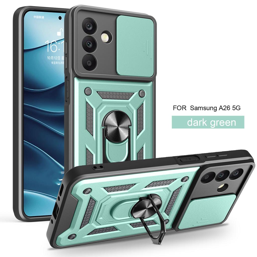 Противоударный бронированный чехол для Samsung Galax A26 5G, чехол для телефона с держателем для автомобиля для Samsung Galaxy a26, защита объектива камеры, Fundas