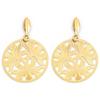 [L3038] - Gold Plated 'Carmen' Earrings - 37x25 Mm