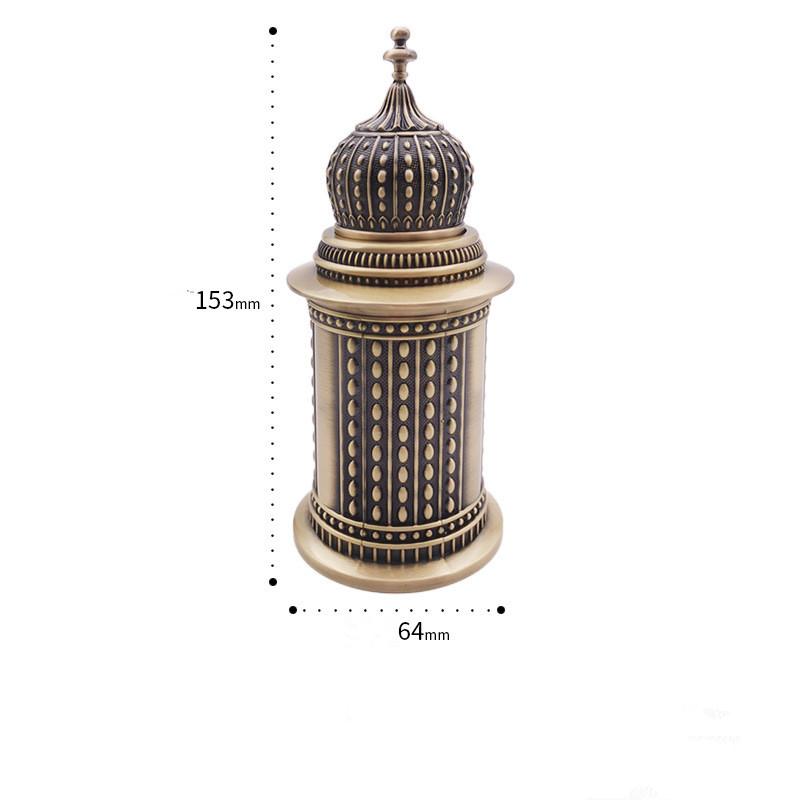 Home Retro European Toothpick Box Living Room Handpressed Metal Creative Toothpick Holder Pushtype Automatic Toothpick Box