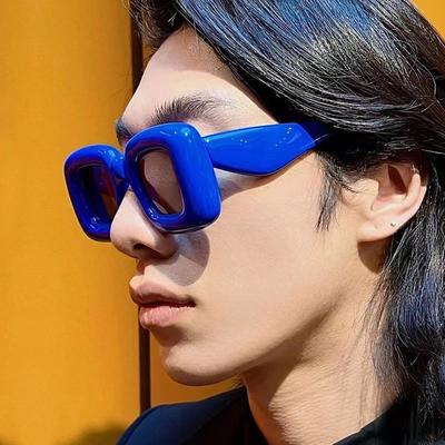 Смешные, Забавные, Надувные, Милые Квадратные Солнцезащитные очки, Солнцезащитные очки