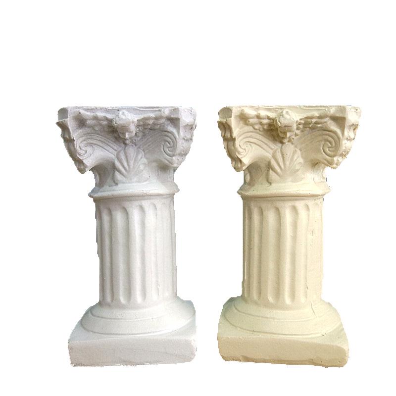 Roman Column Miniature Figurines Decorative Small Ornaments Resin Crafts Miniature Fairy Garden Accessories Mini Decoration