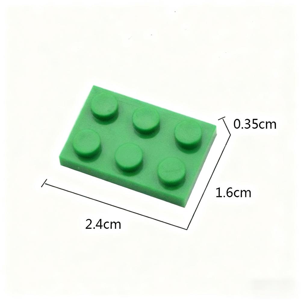 50 шт. DIY MOC Строительные блоки Тонкие Фигурки Кирпичики 2x3 Точки 12Цветов Образовательные Совместимые 3021 Игрушки для Детей Рождественский подарок