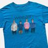 Винтажная футболка Weezer Blue Album 2000-х годов Подарок для фаната Синяя Все размеры Унисекс