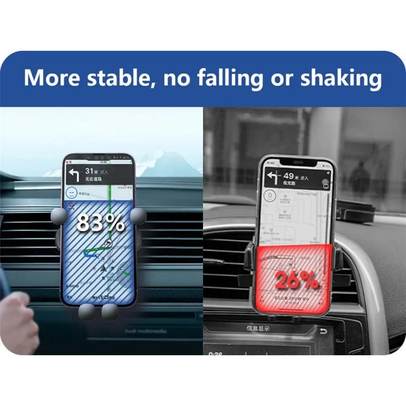 Gravity Car Phone Holder Air Vent Outlet Clip Universal Phone Mount For Car Support Telephone Mobile Phone Holder In Car New