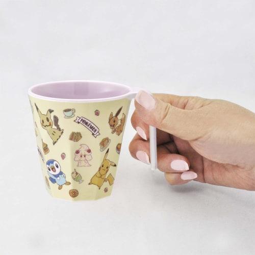 Skater Melamine Tumbler with Handle, 300ml, Pok?mon Cafe Art, MTH3-A
