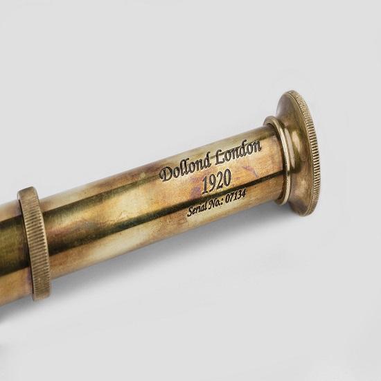 Handcrafted Brass Telescope 40.64 Cm High Magnification, Camouflage Finish  Leather Cover Stargazing, Nautical, Outdoor Adventure