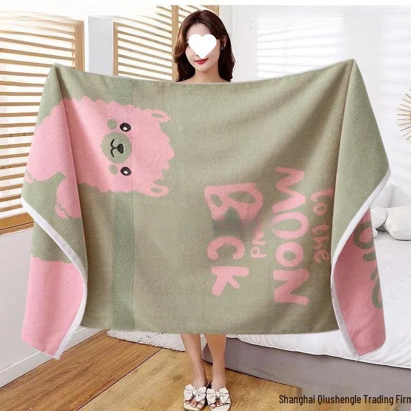 Премиальное мягкое и впитывающее банное полотенце из 100% хлопка - Большой размер для взрослых и детей