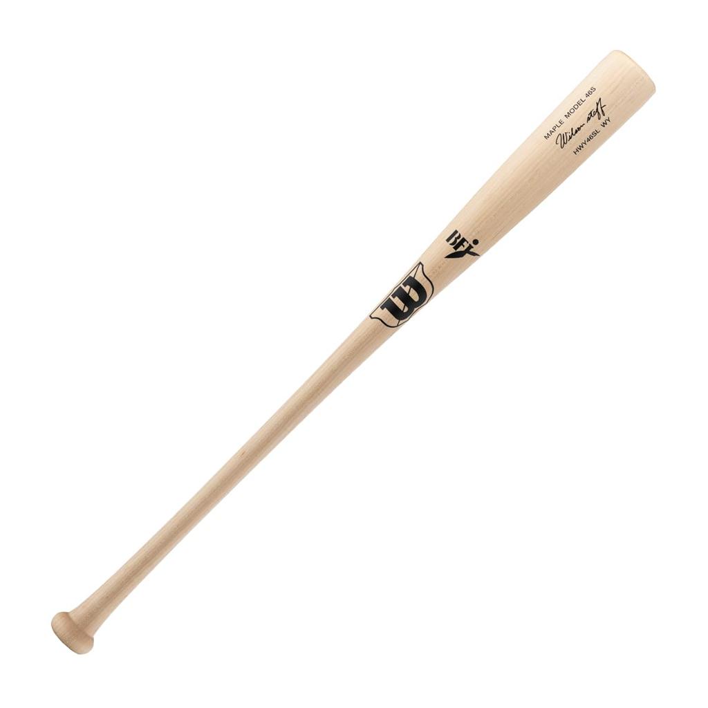 Wilson Staff Hard Baseball HWY46SL NA 8584 Bat, Maple, Ultra-Lightweight Hardwood,