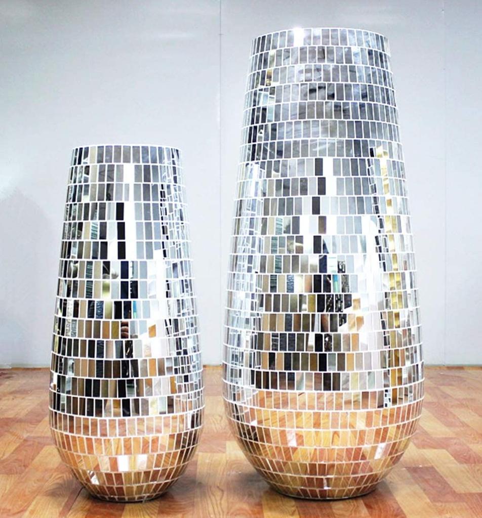 New Self-Adhesive Real Glass Craft Mini Square Mirrors Mosaic Tiles Stickers Bathroom DIY Handmade Craft Home Decoration Making