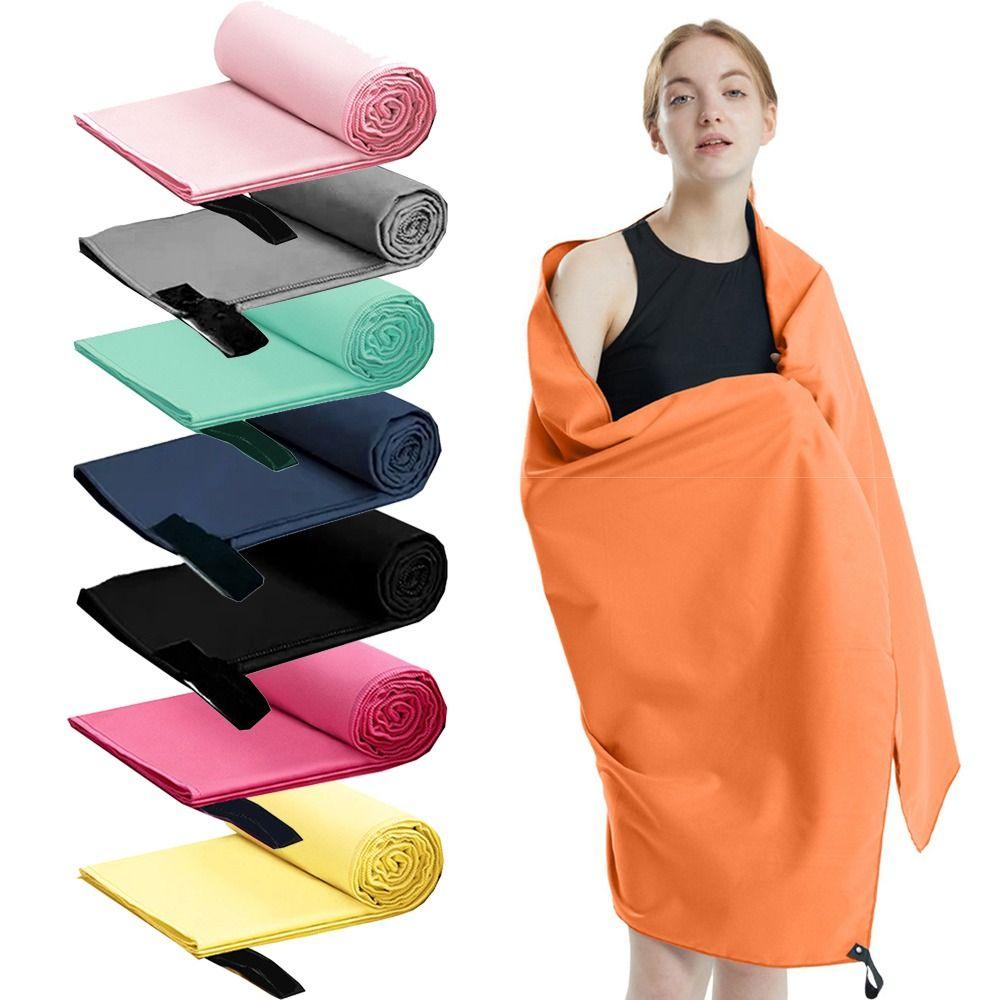 Quick Dry Microfiber Sports Towel Super Absorbent Beach Washcloth Towels Absorbent Swim Towel Gym