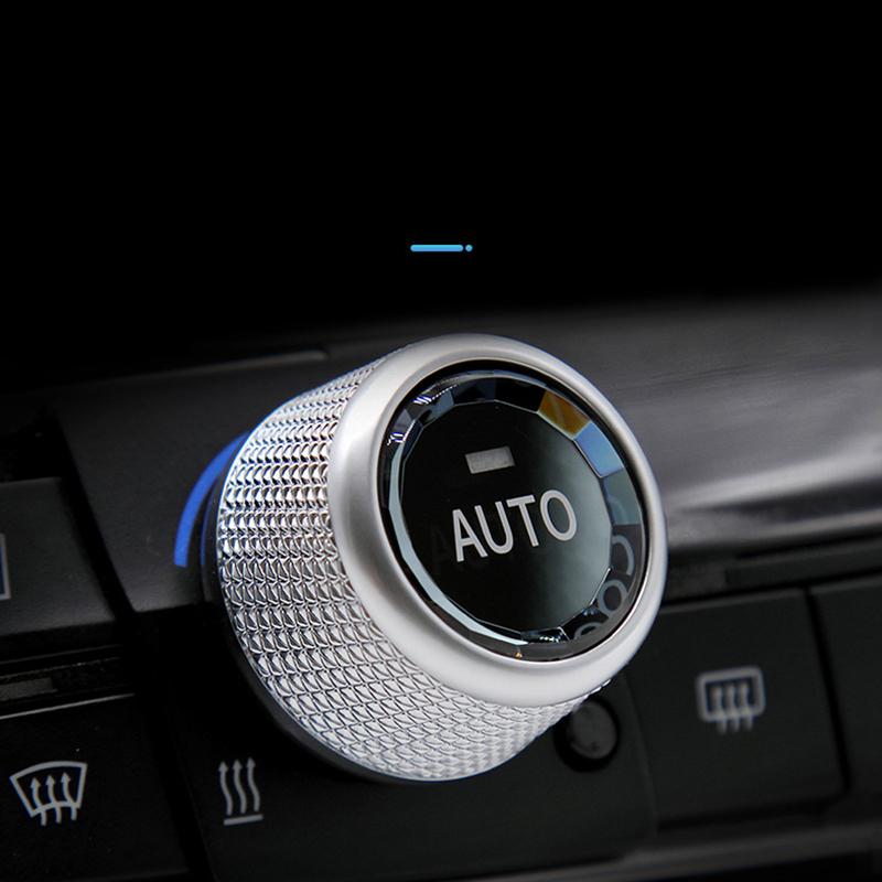 Crystal Car Volume & AC Control Knob Cover For BMW F30 F10 F25 F15 F02 G30 G01 G02 Interior Trim Mouldings Accessories