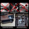 Car Seat Gap Storage Organizer with Cup Holder Large Capacity Simple Installation Auto Seat
