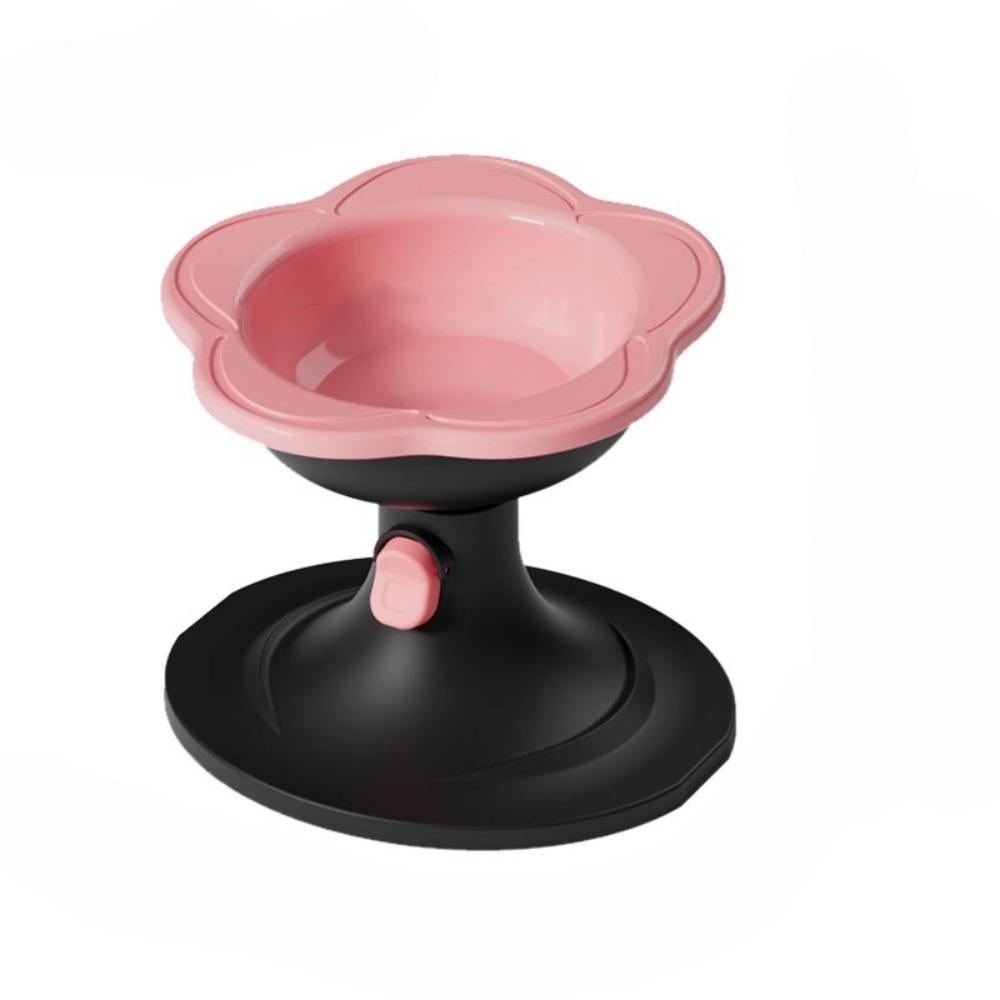 Керамическая миска для кошек большой вместимости Миски для собак в виде цветка Прочная миска на высокой ножке для питомцев Кормление питомца