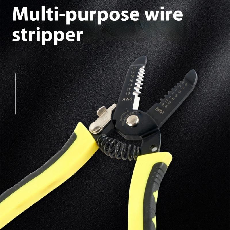 Heavy Steel Wire Stripper MultiTasking Tool For Electrical Wiring Project And DIY Applications Hand Stripping Tool
