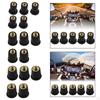 5 Pieces Windshield Rubber Motorcycle Nuts Replaces Universal Repair Parts Brass Nut Fairing