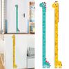 Cute Cartoon Children's Height Chart Sticker Fun and Educational Dinosaur/Giraffe Wall Height Measuring Ruler Decor