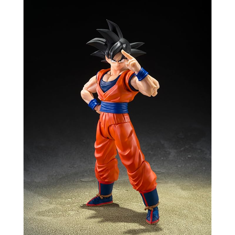 TAMASHII NATIONS S.H.Figuarts Dragon Ball Z Сон Гоку (Добросердечный сайян) приблизительно. Покрашенная экшн-фигурка из ПВХ и АБС-пластика, 145 мм