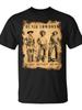 Black Cowboys Wild West Tee Vintage Historical Print Short Sleeve Top For Western Style Fans