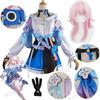 March 7th Cosplay Costume Wig Full Set  Star Rail Cosplay Costumes Women Carnival Outfits With Accessories