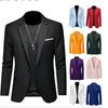2025 Spring/Autumn Men's Solid Color Single-Button Business Casual Suit Jacket