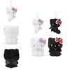 Charming Sanrio Demon Angel Kt Plush Doll Keychain Adorable Design Ideal For Young Girls