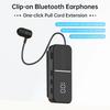 Беспроводные Bluetooth-наушники-клипсы 2025 года с цифровым дисплеем, шумоподавлением и долгим временем работы для спорта и бизнеса
