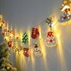 Elk Deer Christmas Light String Santa Claus Christmas Decor Lamp  Bar