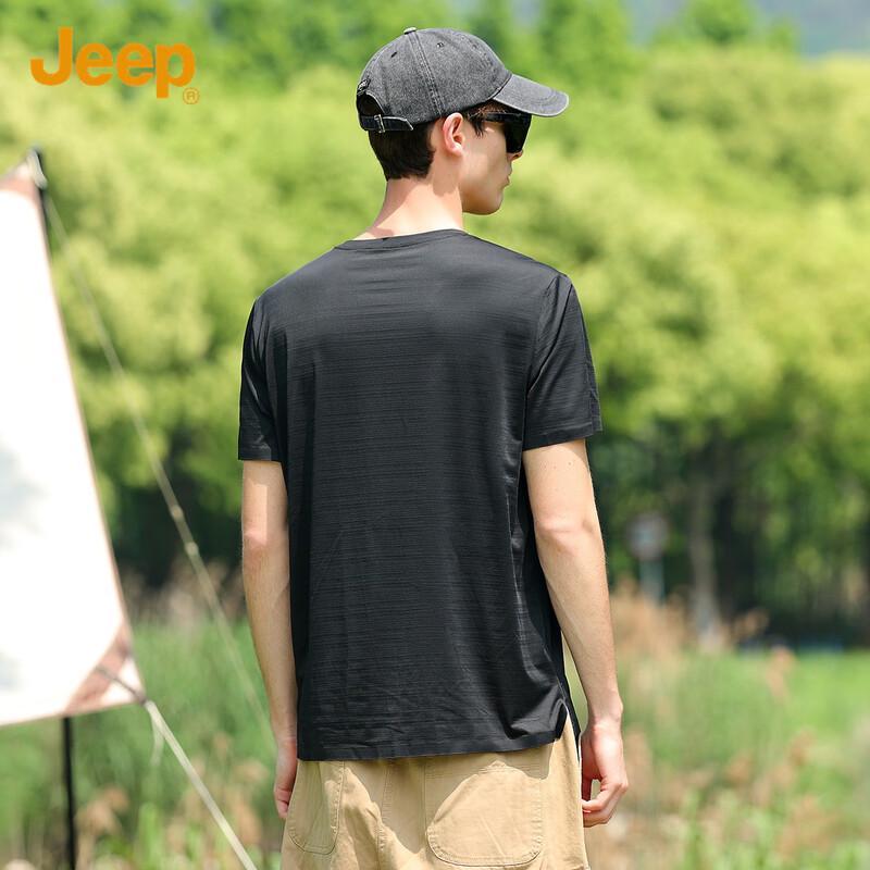 JEEP Men's Ice Silk Short Sleeve T-Shirt