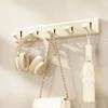 Foldable Coat Hook Wall Mounted Sticky Hooks Multifunctional Clothes Hooks  for Kitchen