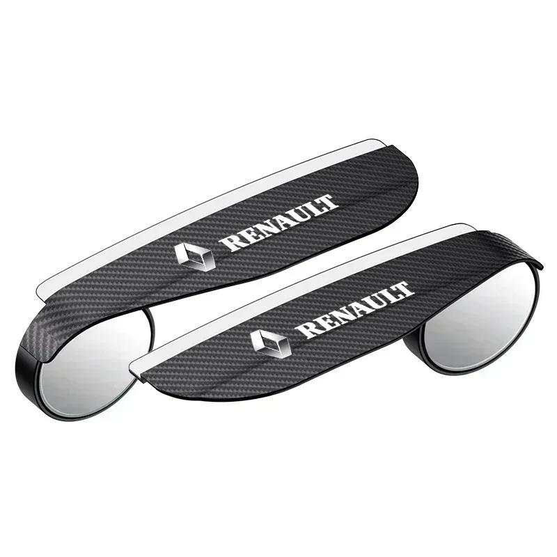 2x Car Side Rear View Mirror Rain Eyebrow Visor Look Rain Proof For Renault Megane 2 3 4 Twingo Clio Talisman Captur Trafic Kwid XX2