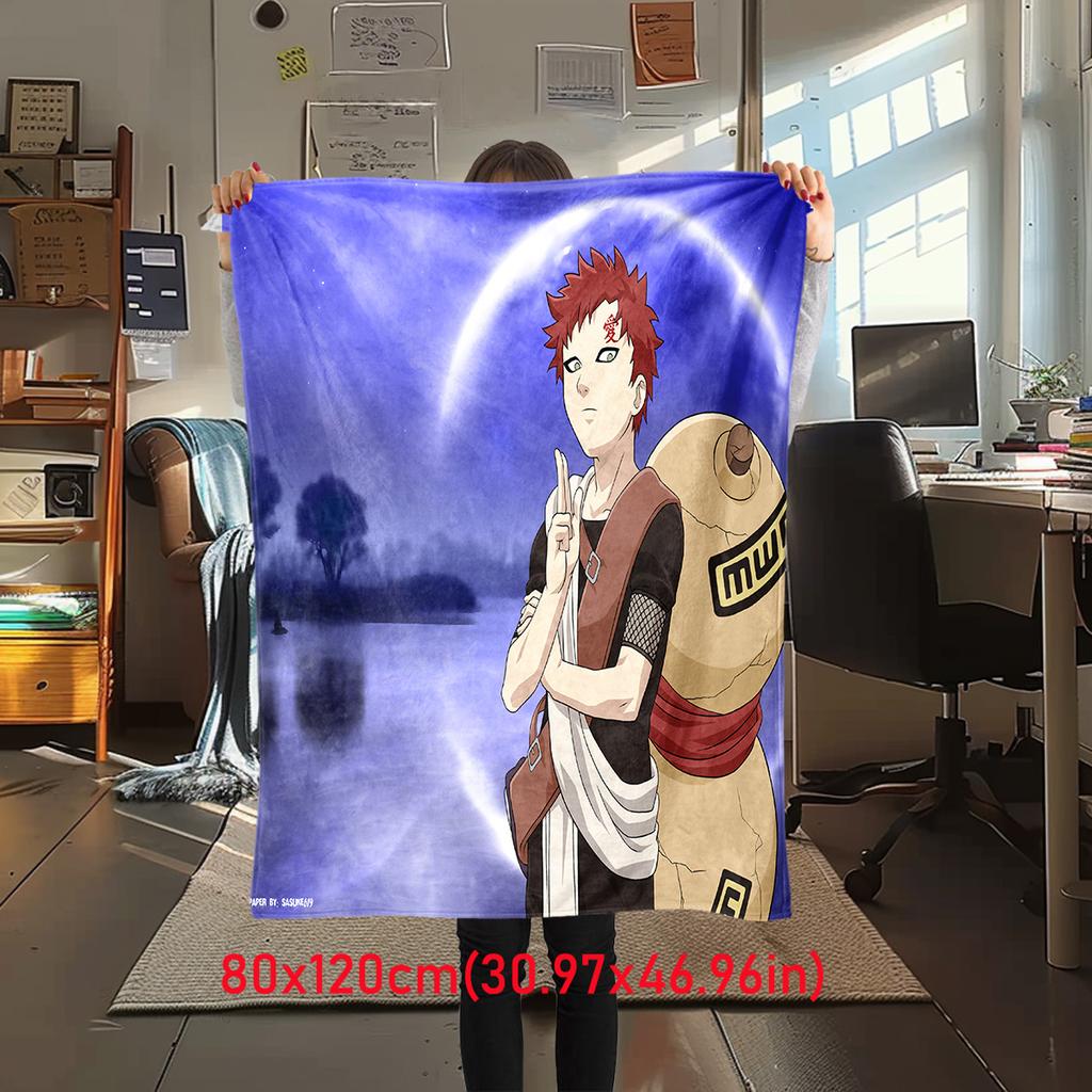 Japanese anime cartoon NARUTO famous Uzumaki Naruto blanket soft home furnishing nap decoration four seasons warm Sherpa blanket B6