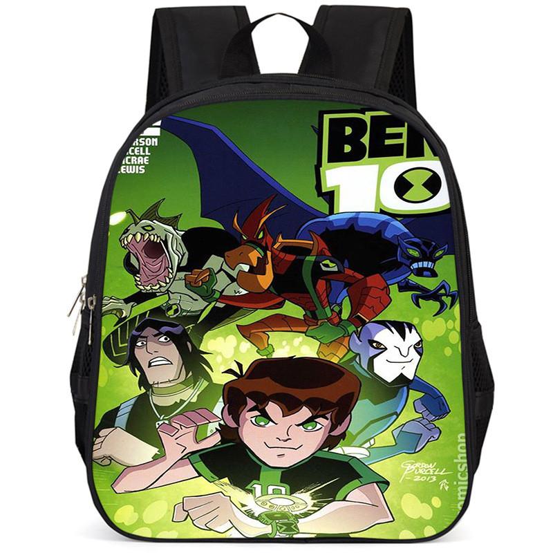 Школьный рюкзак Ben10, 15 дюймов, большой вместимости, легкий, из Оксфорда, для детей