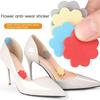 4 шт. Подушечки на каблук в форме цветка Самоклеящиеся Нескользящие Облегчение боли в ногах Предотвращение мозолей Свободная обувь Высокий каблук Сцепление Подушка Защита Вставка Подкладка
