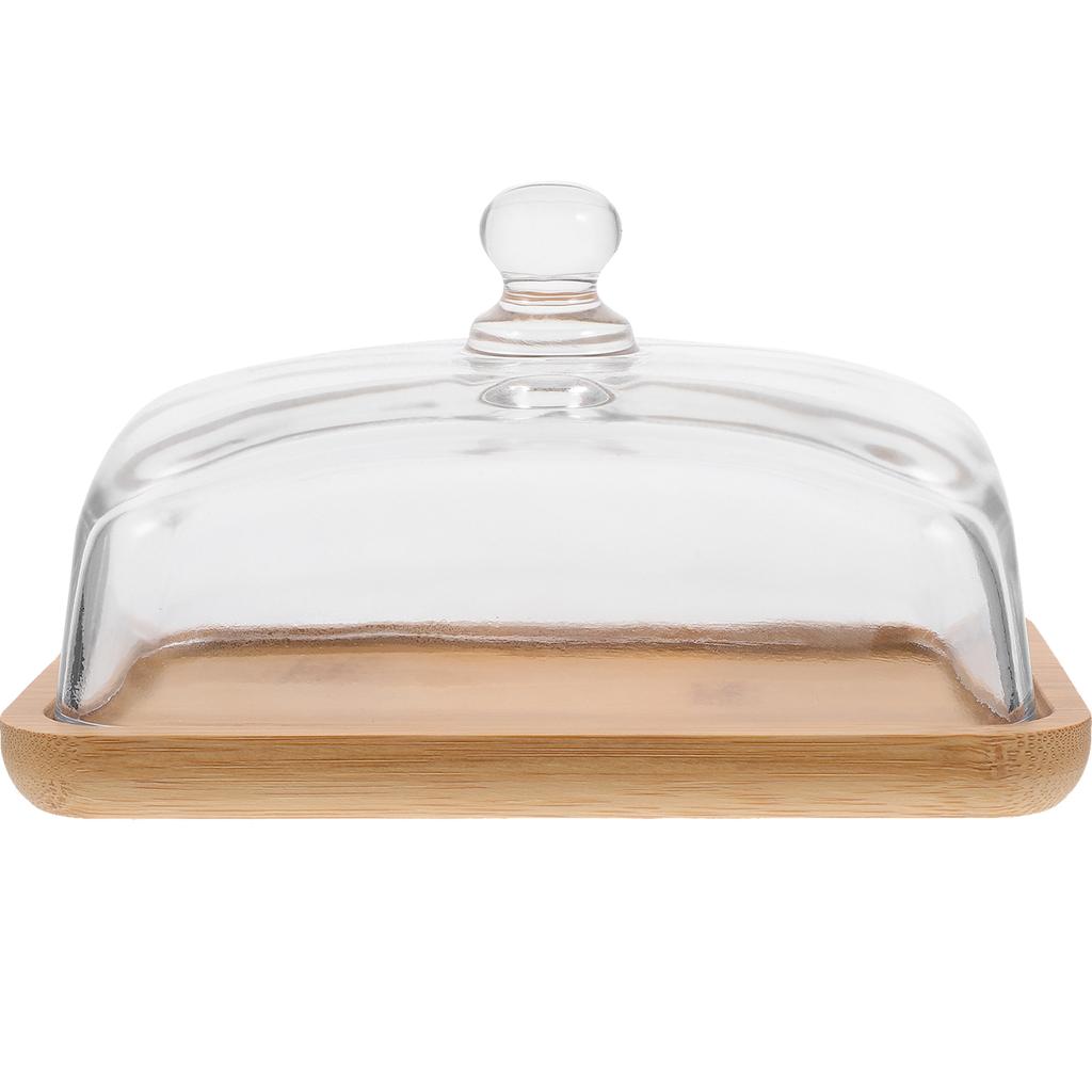 Поднос для торта Многофункциональный контейнер Настольный десерт Удобный держатель Стеклянные бытовые подносы