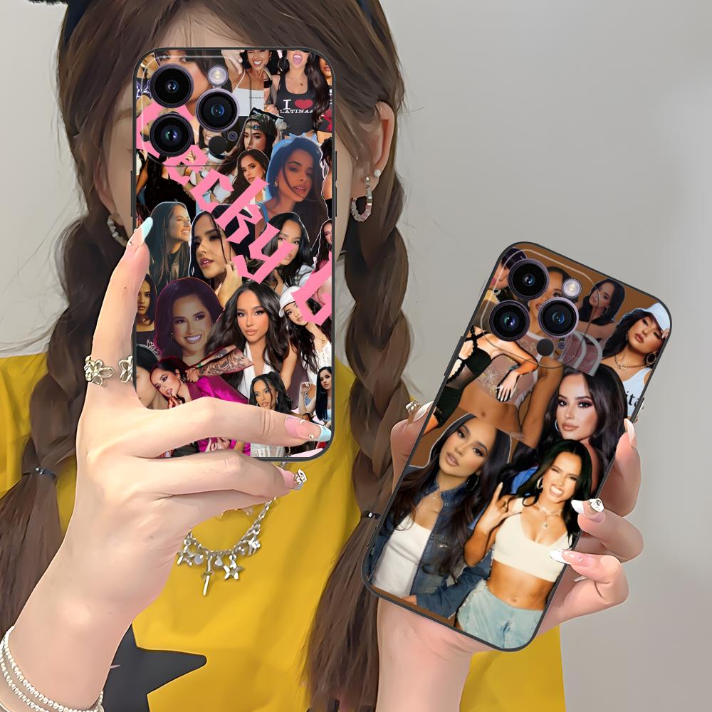 Модный матовый ТПУ чехол для мобильного телефона Becky G для iPhone 17 16 15 14 13 12 11 X XR XS 8 7 Air Pro Max Plus Mini Цветной чехол