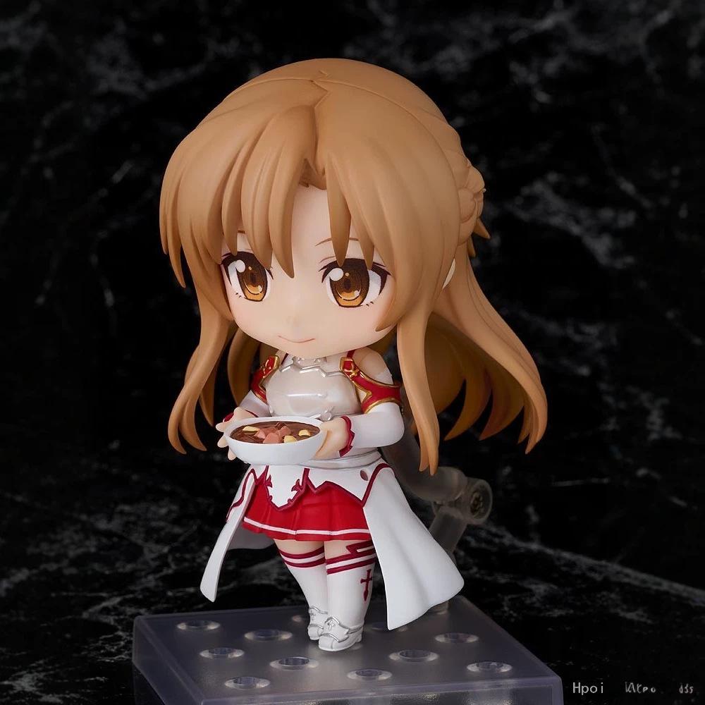 Sword Art Online Q Edition Clay Man #1669 Asna 2.0 Movable Doll, Model Ornament Figure