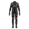 Косплей комбинезон Черной Пантеры с интегрированными перчатками для Хэллоуина