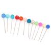 Sewing Pins Colourful Reusable Strong Edgy AntiRust Fixed Needle for Household Fixed(6 Bayberry