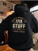 Men'S Fashionable Hooded Sweatshirt, Everyday Use, Featuring Kangaroo Pocket on Front. Casual Outings And Outdoor Activities, This