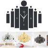Luxury 3D Mirror  Wall Clock Modern Design Home Decor Watch Wall Sticker